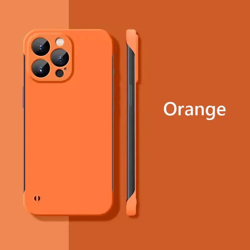 

Безрамный тонкий матовый жесткий чехол для iPhone 15 16 Pro Max 14Pro Plus 14 13 12 Pro Max 15Pro противоударный чехол For iPhone 16 Plus