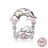 Copper Best Friend Love Forever Dog Swing Pendants Charms Fits Genuine Charms Bracelet Women DoItYourself Jewellery Gifts