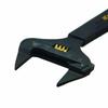 Fujiya Thin Tip Adjustable Wrench, Black Gold with Grip, FLT-34-BG