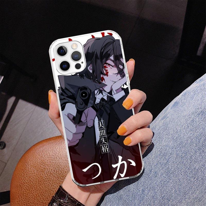Bungo Stray Dogs Dazai Handyhülle Für iPhone 17 Air 16 Pro Max 16E 15 + 14 Plus 11 12 13 Mini 7 8 SE Geschenk Druckabdeckung Fundas 16