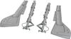 Eduard Brassin Fw190 Main Landing Gear Covers Plastic Model Parts EDU632213 1/32 Focke-Wulf (for Revell) (Airplane)