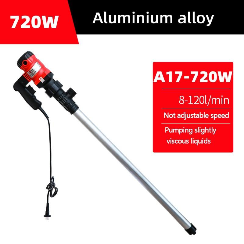 220V Portable Electric Hand Barrel Pump 880W Six-speed Vertical Oil Pump Industrial-grade Diesel Oil Drum Electric Pump