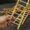 Multi-purpose Bamboo Ladder Cup Holder Yellow Tea Accessories  Desktop Ornament