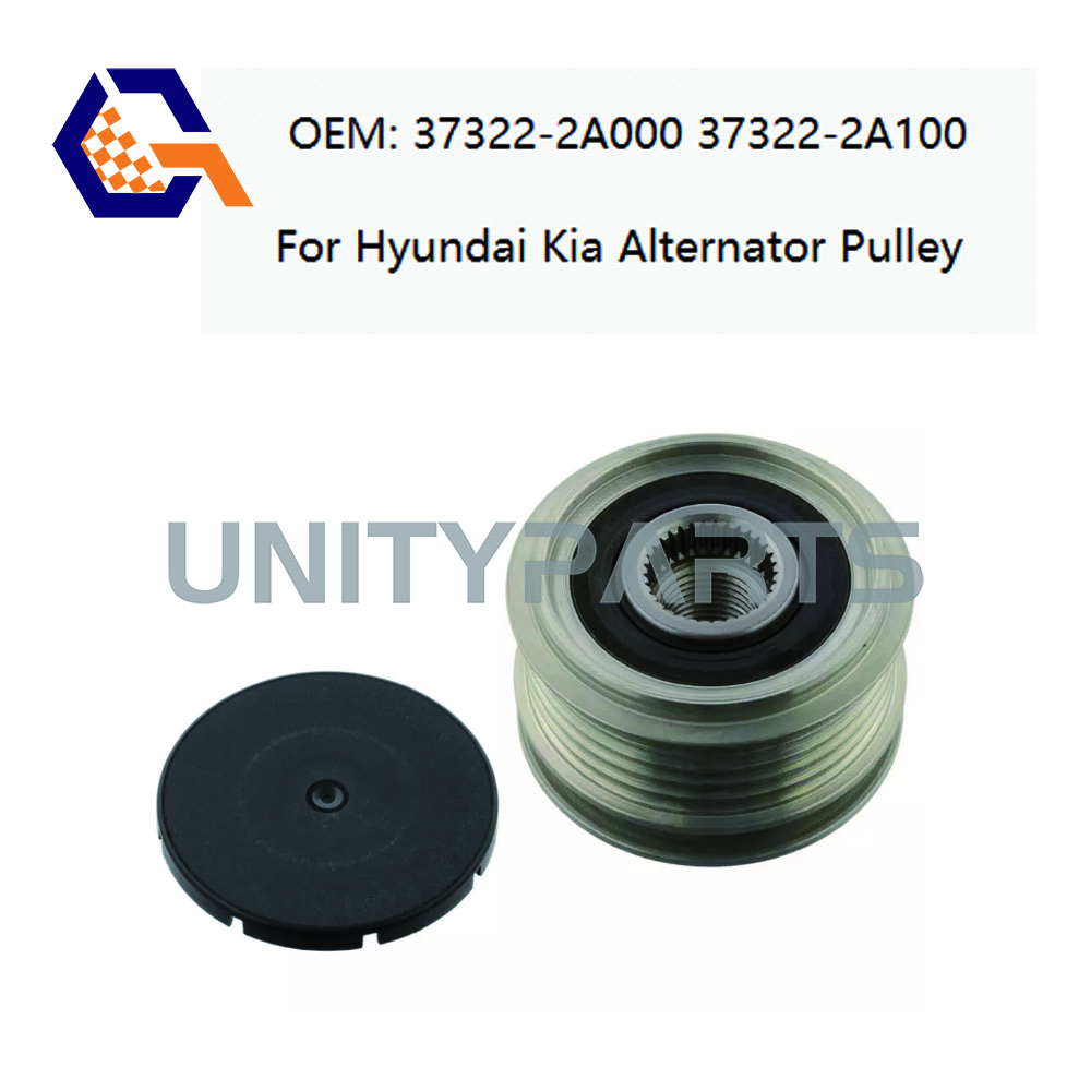 For Hyundai Accent Elantra Getz I20 I30 I40 Kia Carens Cerato Soul 2001-/ Overrunning Alternator Pulley 37322-2A000 37322-2A100