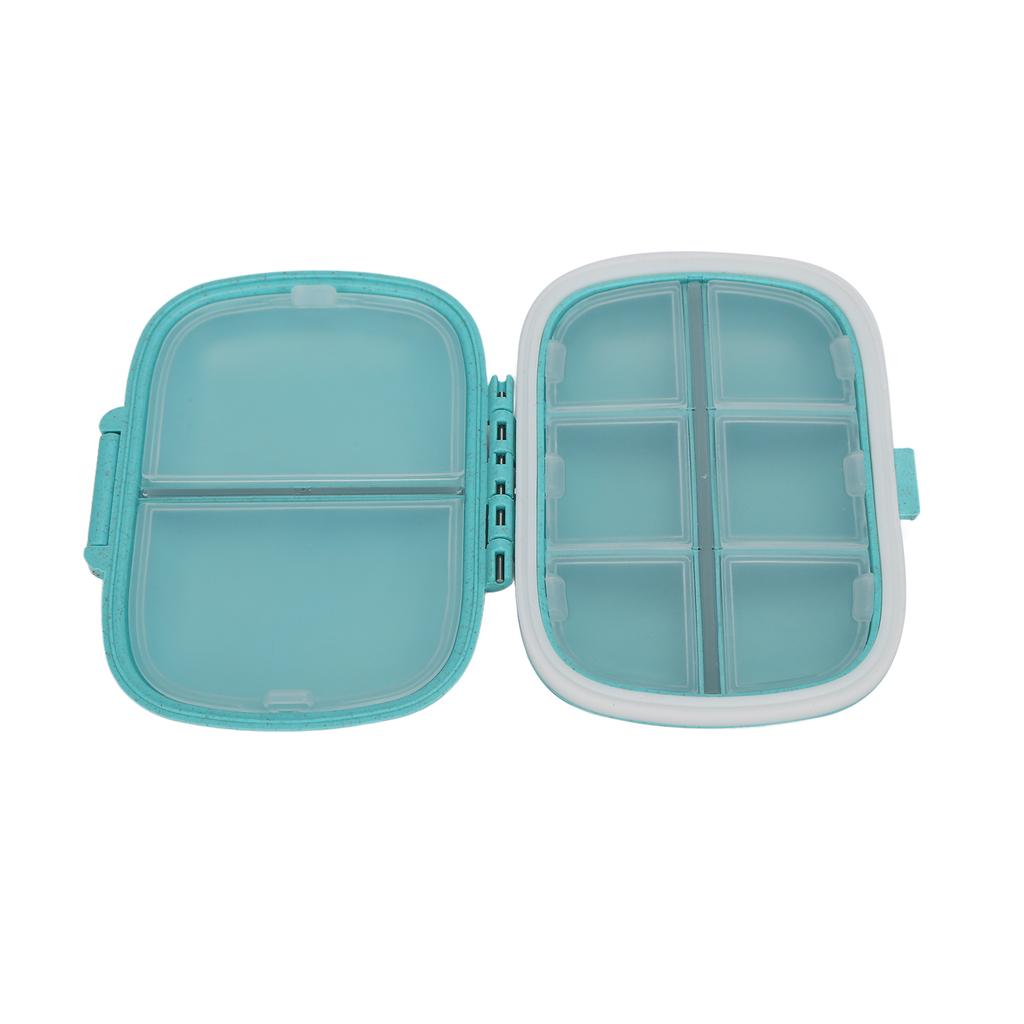 Resepillerfodral Portabel 8 Fack Medicinorganisatör Liten Daglig Piller Vitaminbehållare