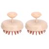 2pcs Cellulite Remover Shower Scrubber Silicone Multi Functional Exfoliation Body Scalp Shower Scrubber