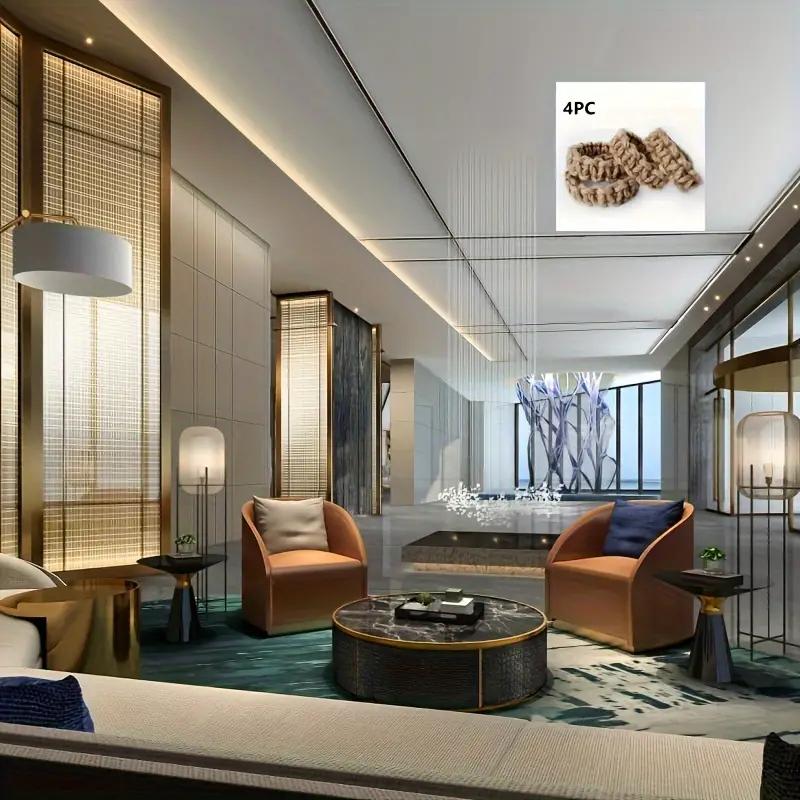 2PCS Curtain Tie Rope Braided Curtain Tieback, Curtain Clip Curtain Holdback For Bedroom Living Room Home Decor