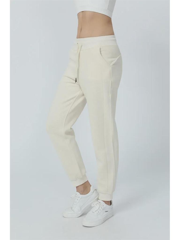 Plyšové dámské potápěčské joggery s vysokým pasem – česané teplé tepláky na jógu pro fitness a běžné nošení na podzim/zimu