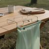 Wire Garbage Bag Stand Portable Picnic Table Rack Indoor Outdoor Use Trash Holder for