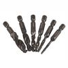 6-Piece Set HSS Tapping Tool Metric Thread Tap Tap Set