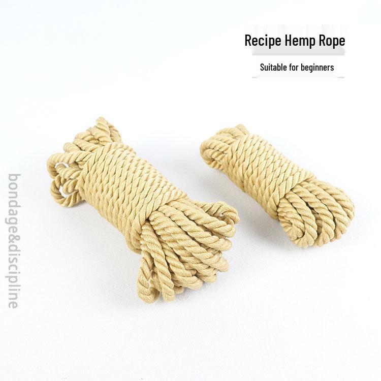 Hemp Bondage Rope Tutorial: Erotic Fixing & Tightening Guide with SM Props