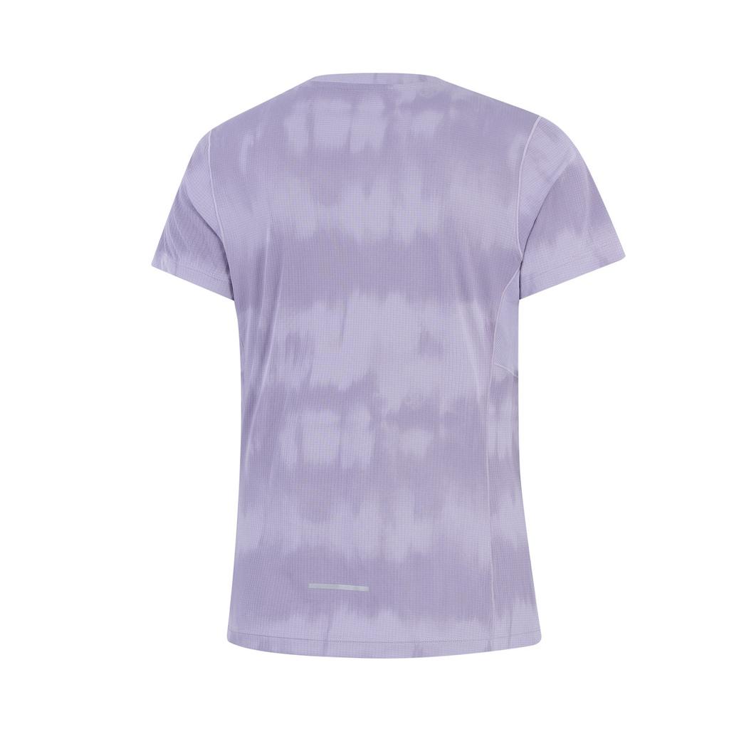 Li-Ning Fashionable Casual Versatile Short Sleeve Breathable Comfortable T-Shirt Women Tops Purple ATSW580-2