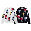 Magic Bear American Retro Of Sheep Jacquard Thick Knit Sweater Teen Boys