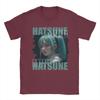 Fashion Anime Hatsunes Mikus Tshirts Men 100%Cotton Short Sleeve  Round Neck Summer Clothes