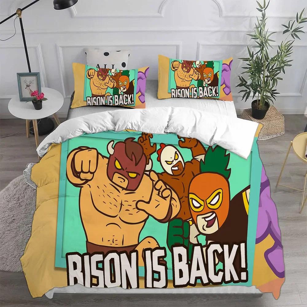 Game Burrito Bison Bedding Sets Quilt Bed Cover Comforter Duvet Cover Pillow Case 2-3 Pieces Sets Kids Adult Bedroom Decoration