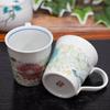 Waza no Kura Stylish Mug Pair Set Kutani Ware Hanahana Pottery Luxury Brand Tableware Made in Japan