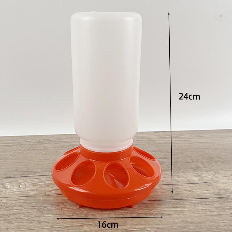 Comedero y Bebedero Espesado para Aves de Corral Dispensador Automático de Agua y Comida para Pollos Pájaros Pollitos Bebedero para Pollos Rutina de Alimentación Abrevadero para Pollos