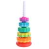 Perception Training Rotating Rainbow Tower Montessori Stacking Rainbow Tower  Infant