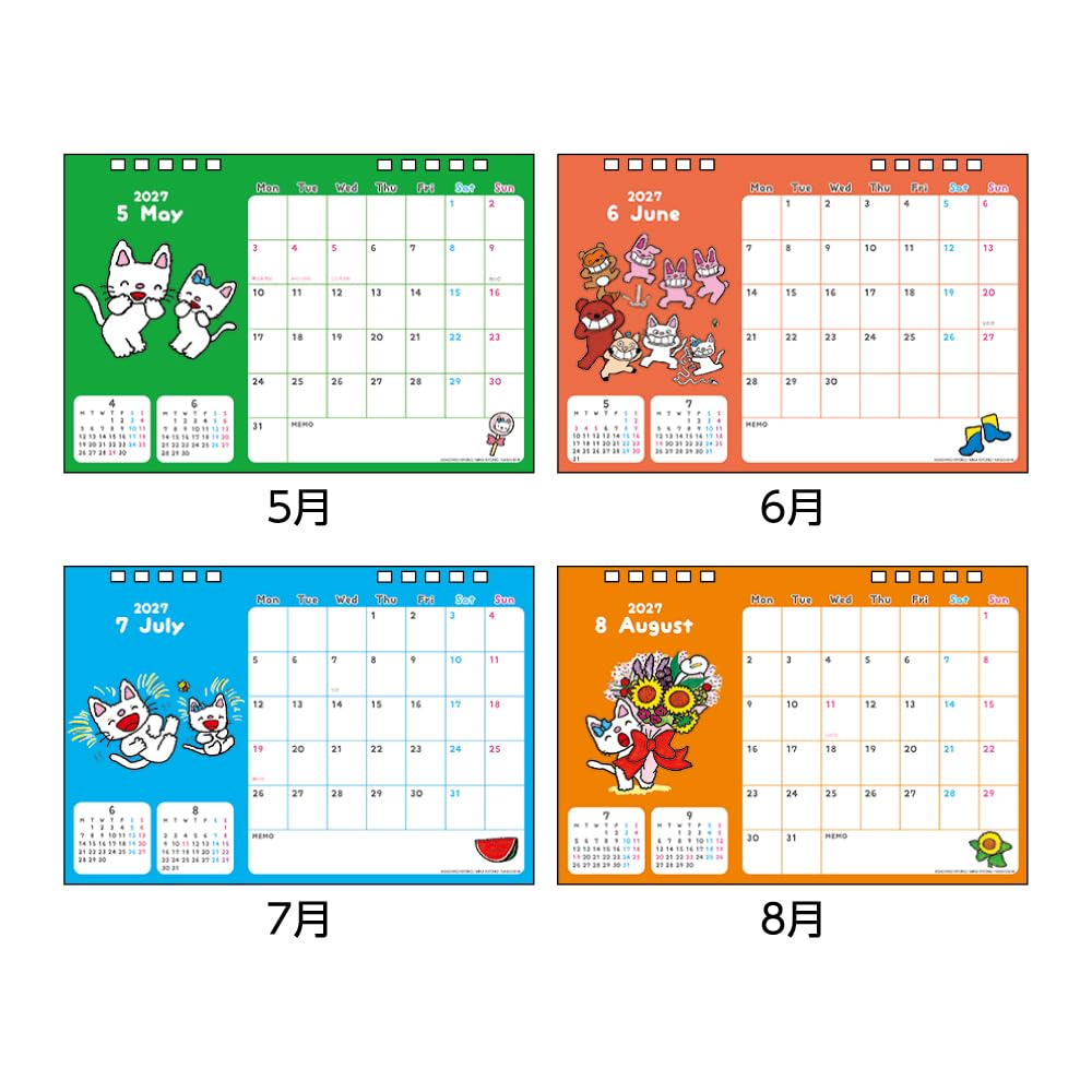 Sunstar Stationery Nontan Goods Character Calendar 2027 Desk Type S8522138