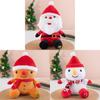 Christmas Santa Plush Toy With Polyester Fiber Filling For Holiday Gift Giving