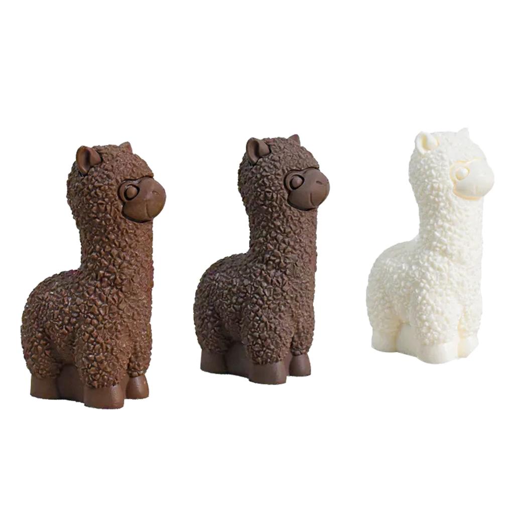 Silicone Mold for DIY Aromatherapys Candle Making 3D Alpacas Resin Molds Home Decoration Scented Candle Molds DIY Craft
