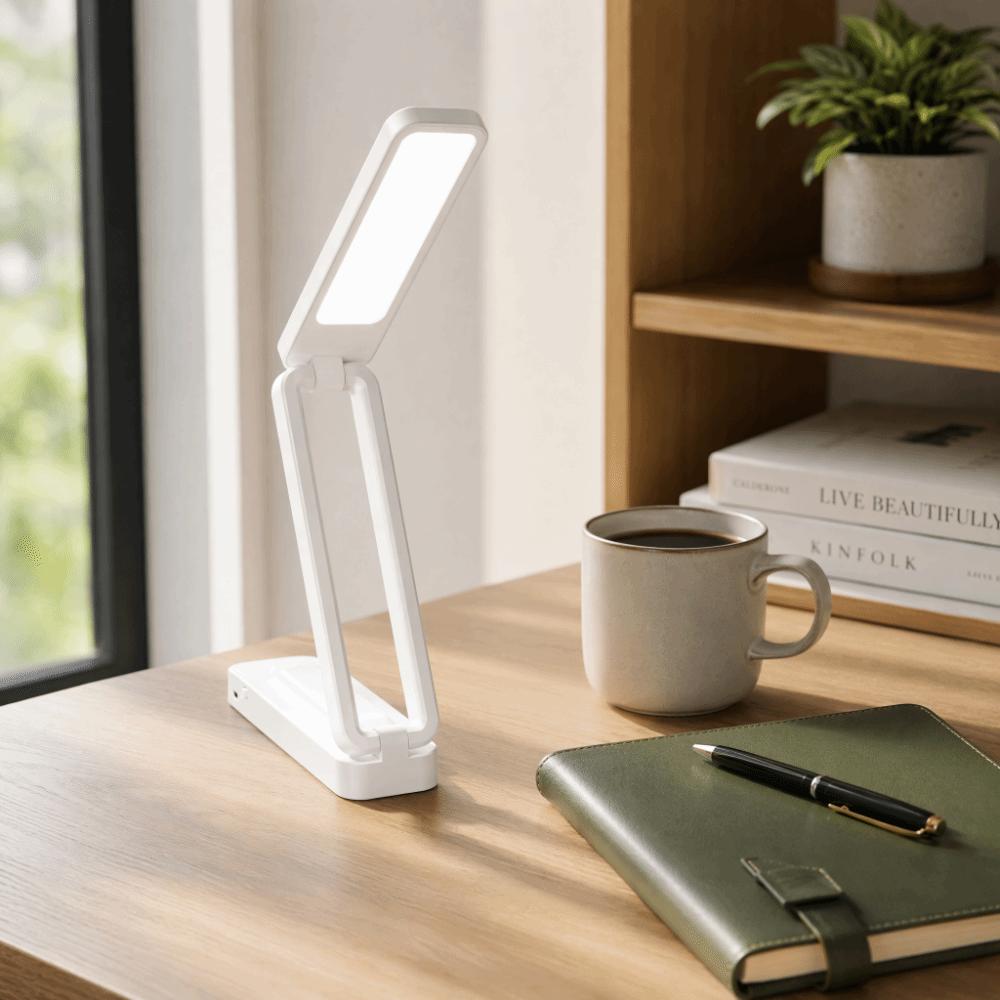 Foldable LED Table Lamp USB Powered Reading Lamp Portable Table Light  Home