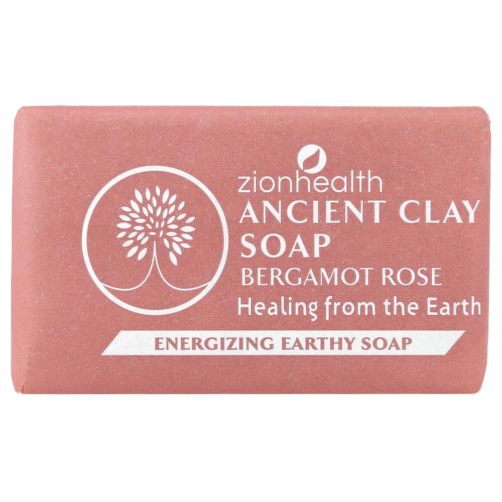 Zion Health Ancient Clay Soap, Bergamot Rose