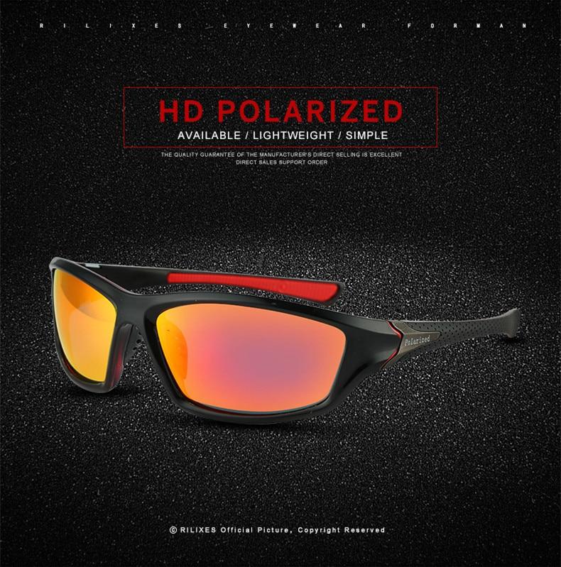 Sportowe okulary przeciwsłoneczne polaryzacyjne Outdoorowe Męskie Damskie Okulary do jazdy na rowerze PC Okulary przeciwsłoneczne odporne na pękanie UV400