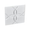 3D Wall Panels 33-Pack 11.81x11.81'' PVC 32 Sq.Ft Coverage Floral White