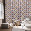 Colorful mosaic and pattern wallpaper for living room and bedroom 50x1000
