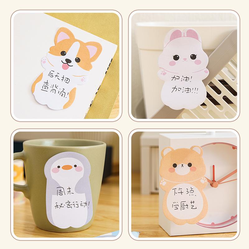 Gift Student Note Stickers High Looking Paper Cartoon Cutie Mark Label N Times Wholesale Lovely Memo Pad Kawai Stationery