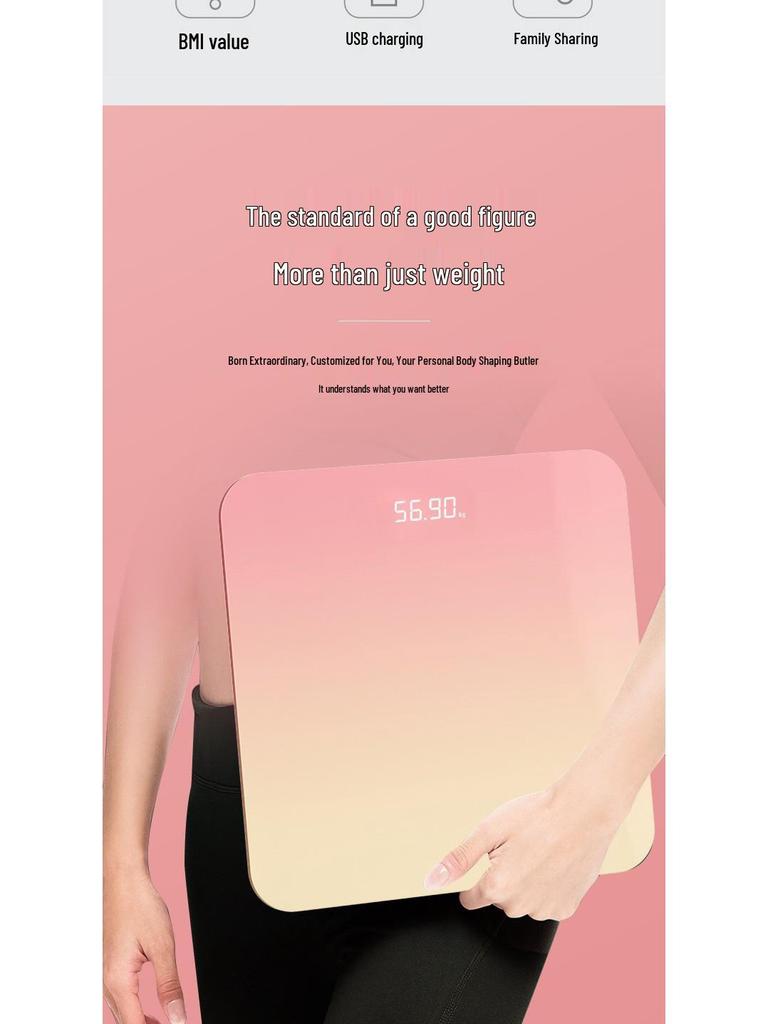 Minhuang High Precision Bluetooth Smart Body Scale for Home Health