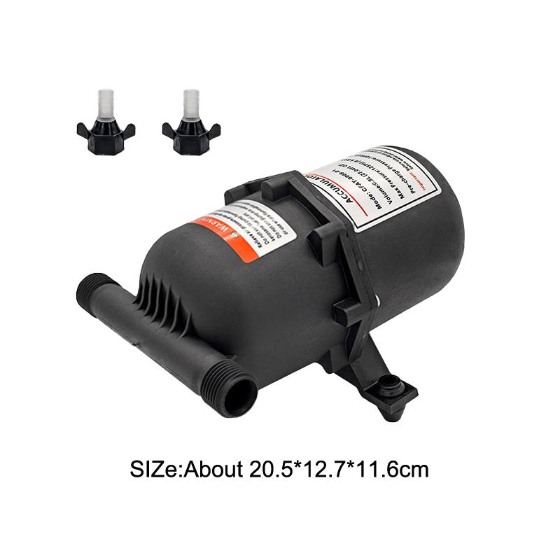 Micro Water Pump Pressure Tank 0.8L Gas Storage Tank Rv Yacht Diaphragm Pump Constant Pressure Water Supply Equipment