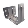 Multipurpose Blind Support Brackets Pack of 4 Fit Headrail Stainless Steel Ceiling Inside Outside Installation