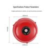 220V Electric Fire Alarm Bell with Manual Emergency Button