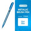 Guangna GN550 Gold & Silver Paint Pen for DIY Photo Albums & Black Cardstock Highlighting.