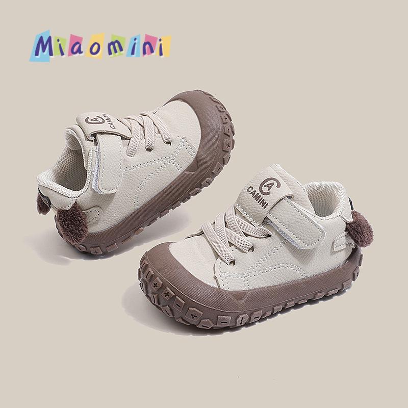 Spring & Autumn Korean-Style Casual Soft Sole Walker Shoes for Toddlers (1-3 Years) - Unisex, Comfortable, Anti-Kick
