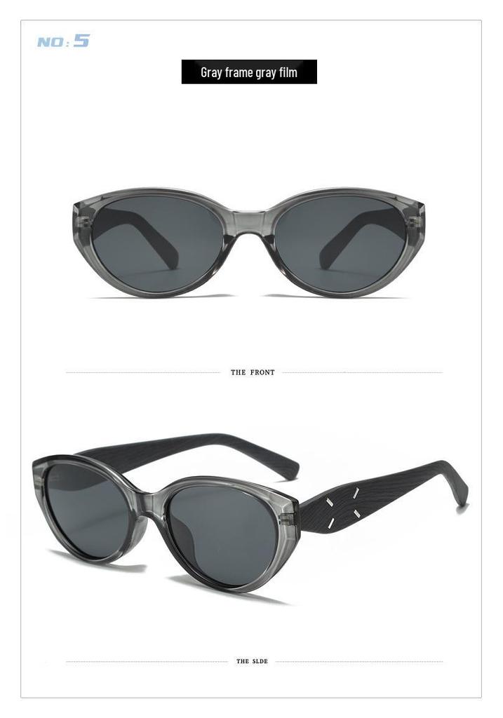 Retro Cat Eye Polarized Sunglasses - Concave Style, Anti-Glare Women's High-End Design