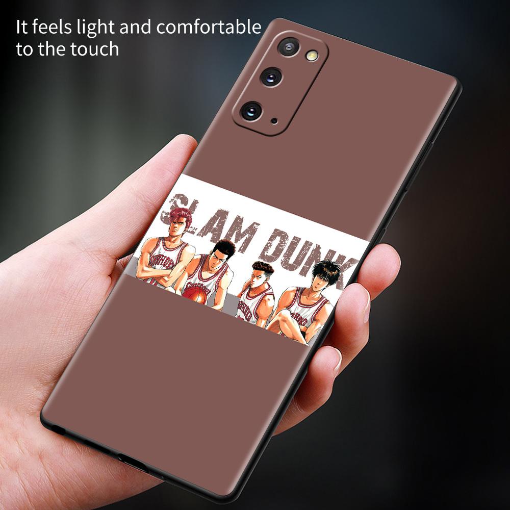Anime SLAM DUNK Soft Black Case For Samsung Galaxy S21 Ultra S20 FE S10 Plus S10e S9 S8 S7 M51 M31 Silicone Shell Phone Cover