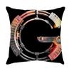 Luxury Home Decor Pillow Cover Car Living Room Sofa Cushion Cover Mechanical Style Letter Pattern Cushion Cover