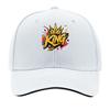 Royal Crown Street Graffiti Emblem D Sandwich Baseball Cap Sun Cap Outdoor Workouts Hat