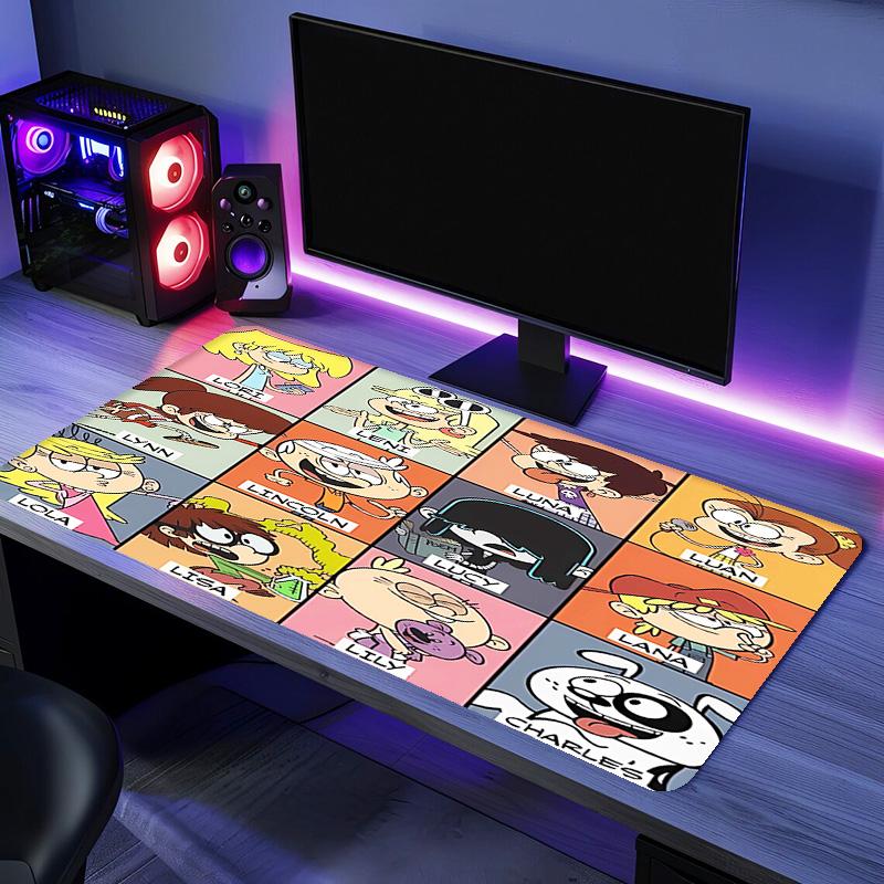 The Loud House2 Mouse Pad - Non-Slip Rubber Base, Smooth Surface for Work,Gaming,Office,And Home Use, Desk Mouse Pad