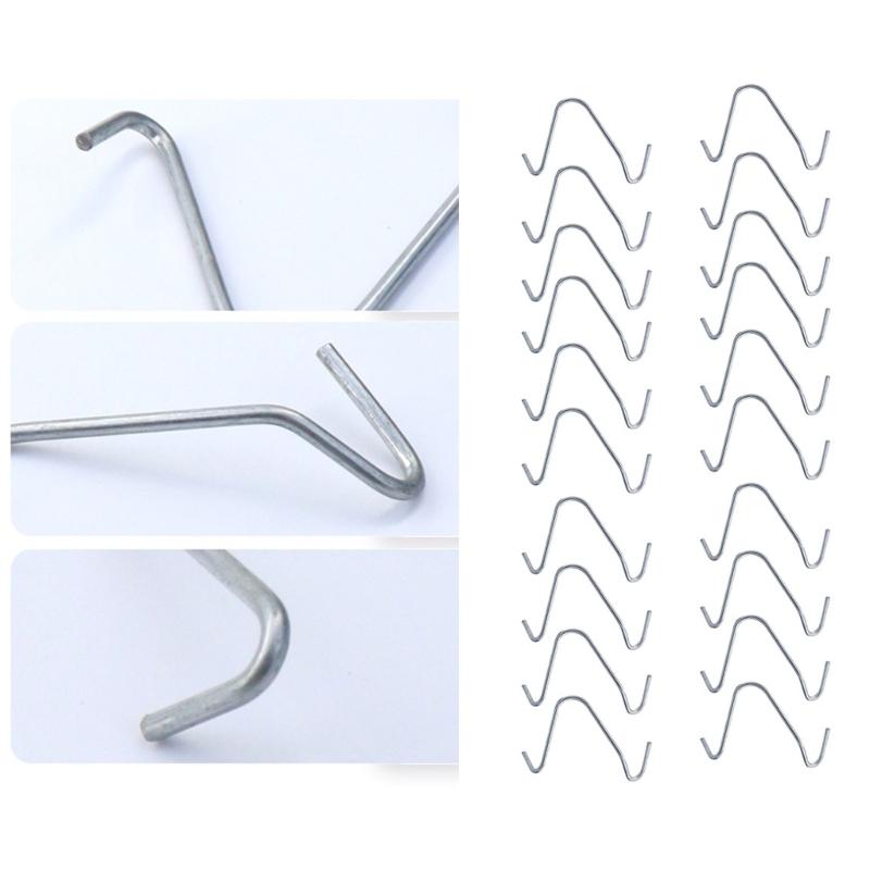 Heavy Duty Galvanized Steel Clip Fence Installation Tool Convenient Fence Wire Clip Metal Wire Tie set for Fencing