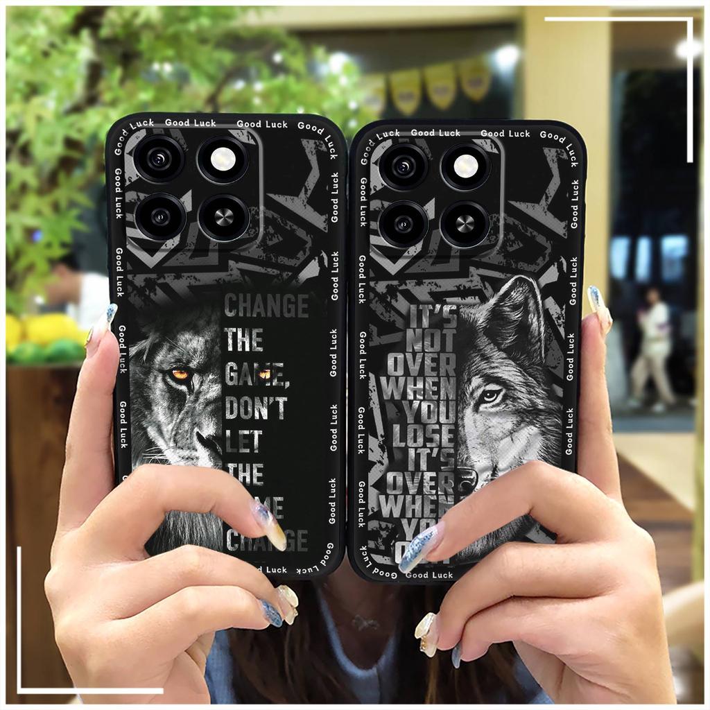 Custodia protettiva resistente allo sporco per ZTE Blade A35/A55 Cartone animato Silicone Morbida Custodia Protettore per telefono Impermeabile Carina