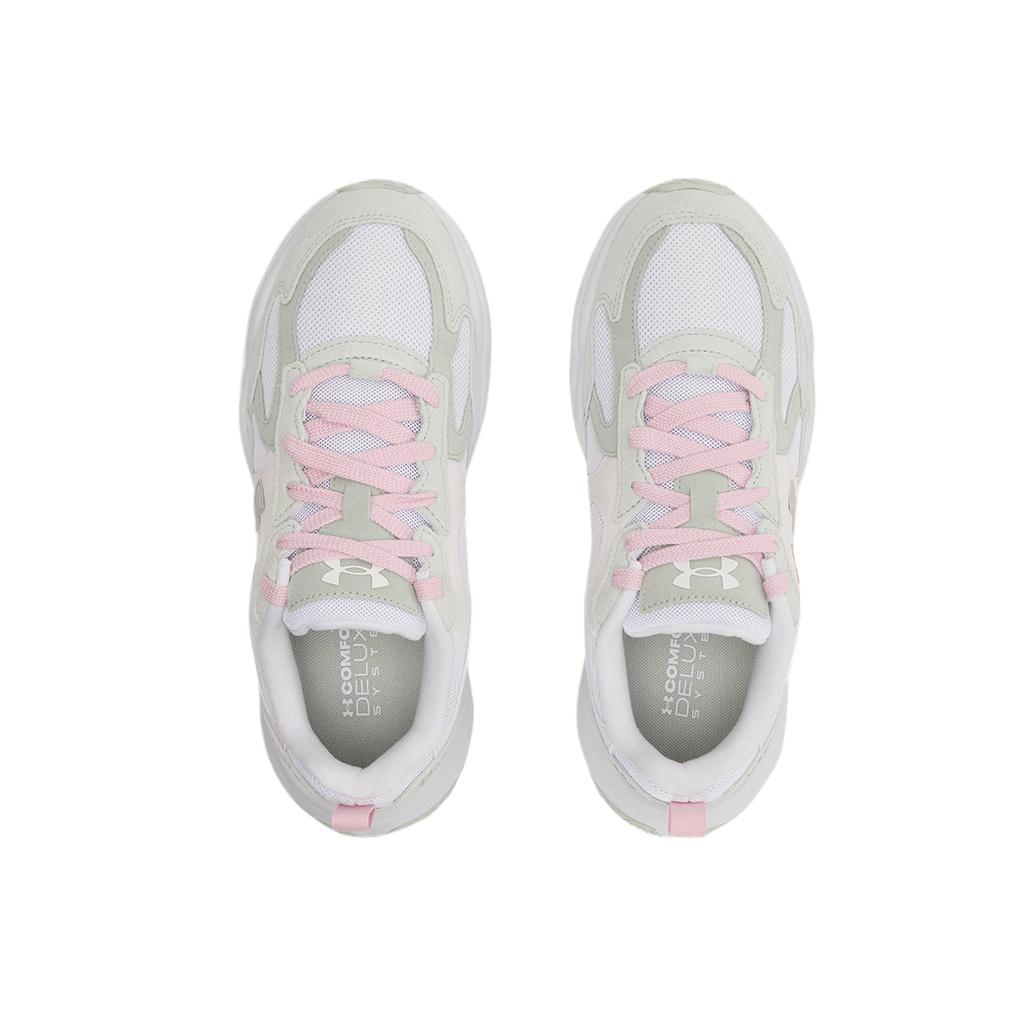 Under Armour Mesh Fabric Aspire Comfortable Simple Versatile Breathable Low-Top Casual Shoes Unisex Sneaker White 6003966-101