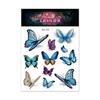 Waterproof 3D Colorful Butterfly Tattoo Sticker - High-End Fashion Tattoos
