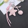 Leather Star Maillard Bag Pendant Miu Series Bag Hanger Car Keychain Jewelry Gift Decoration Accessories