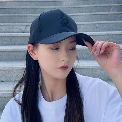 Sun Hat Women's Summer Korean Version Trendy Versatile Letter Sunscreen Baseball Cap Men's and Women's Outdoor Wide-brimmed UV-proof Mesh Cap
