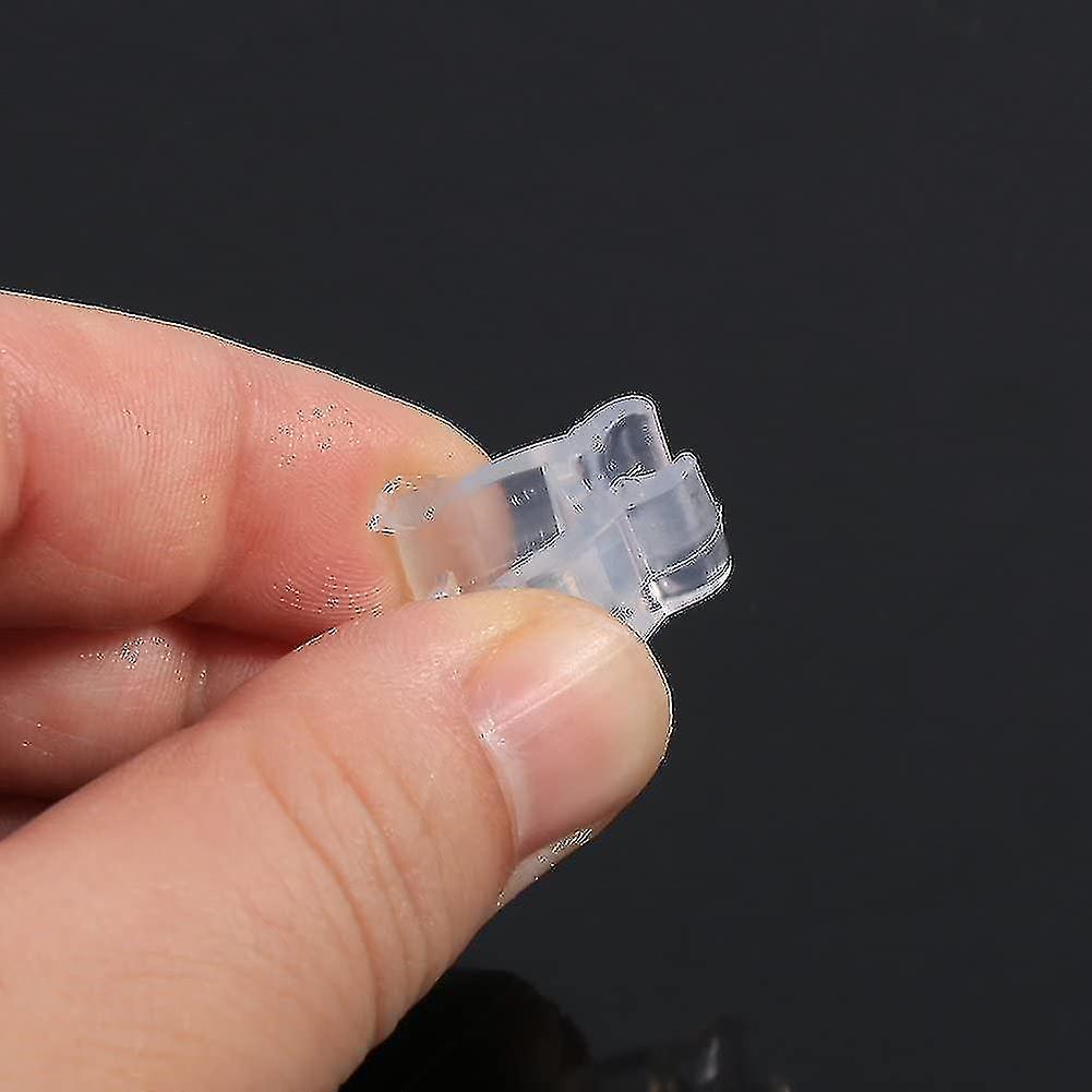 100pcs Special Plants Grafting Clips - Tomato Planting Graft Clamp Eggplant Grafting Clip - Spring Loaded Plastic Support Clips