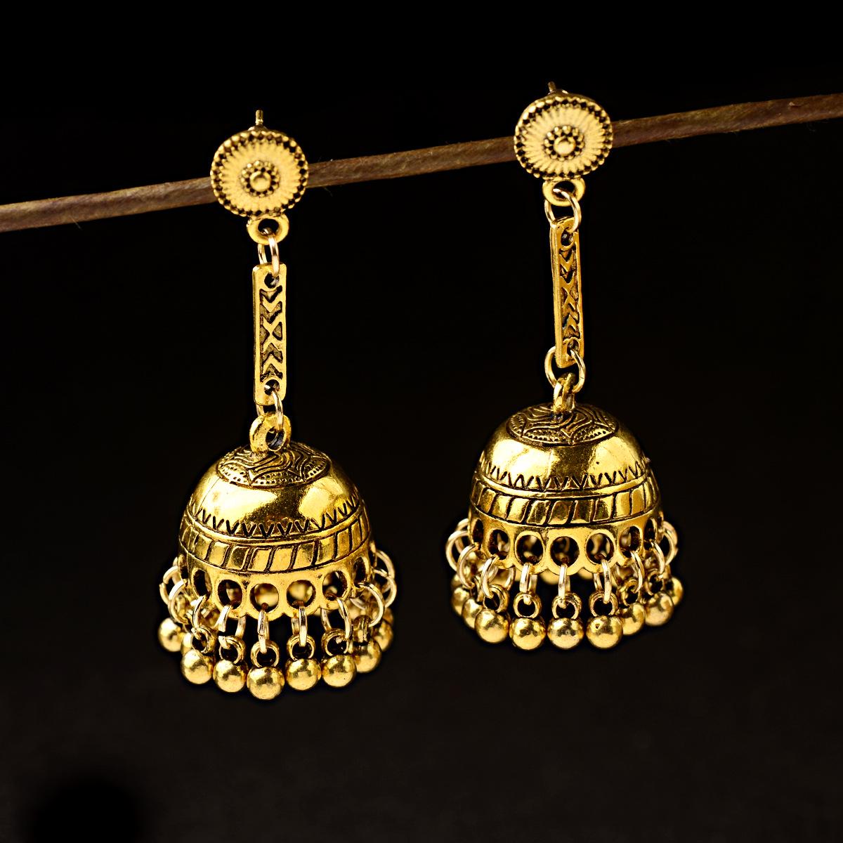 

Серьги в стиле «птичья клетка» в богемном этническом стиле для женщин серебряный